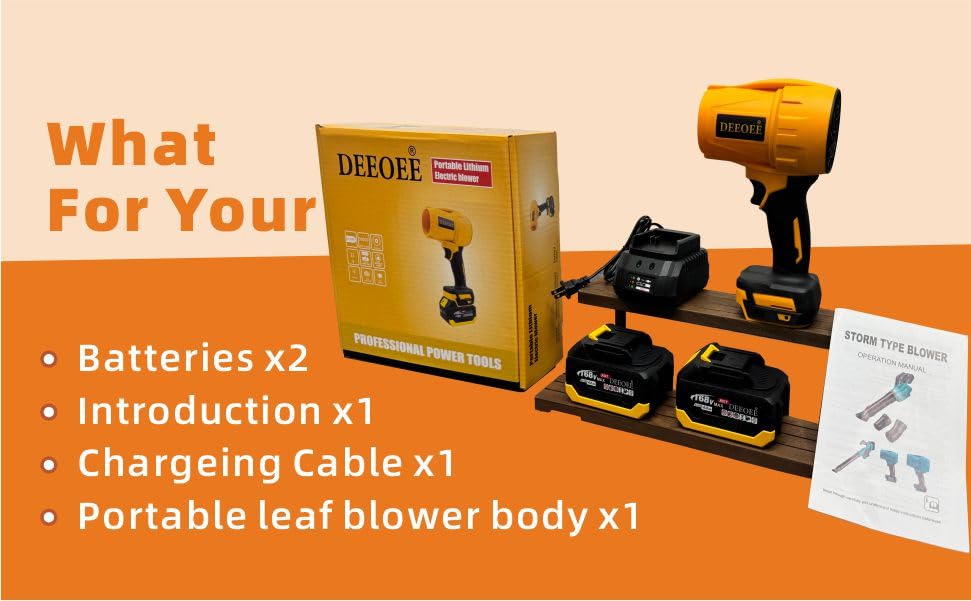 PowerGrip Portable Leaf Blower