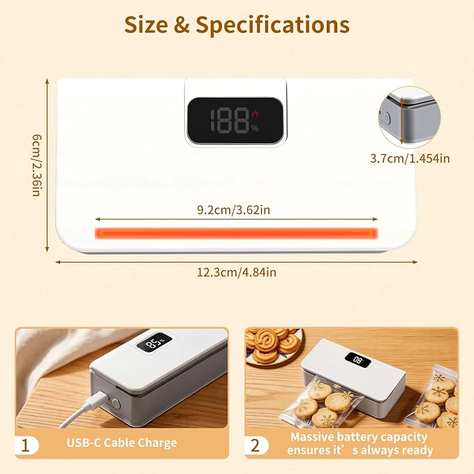 Rechargeable Mini Bag Sealer