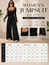 Square Neck Knit Jumpsuit