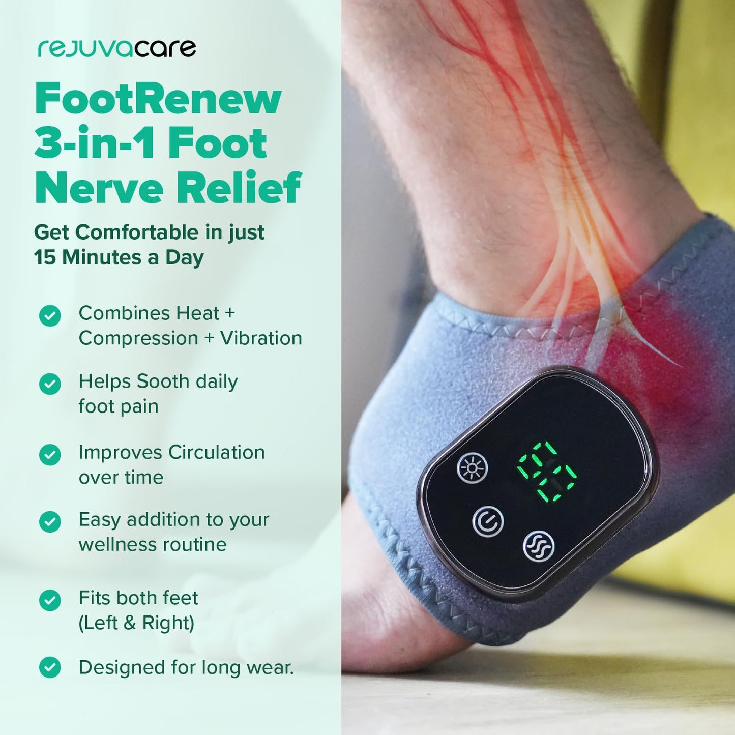FootRenew Wireless Recovery Wrap Pro