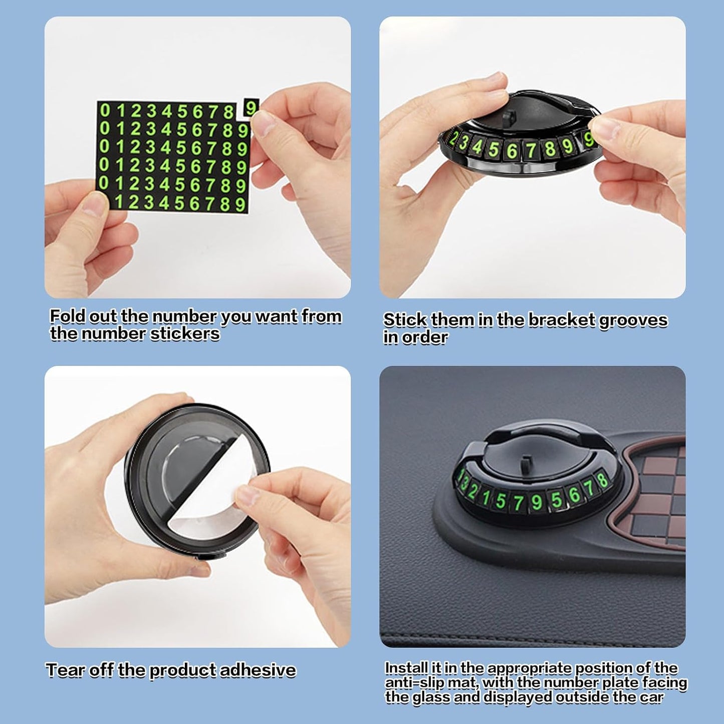 GripPro Car Dash Mat Holder