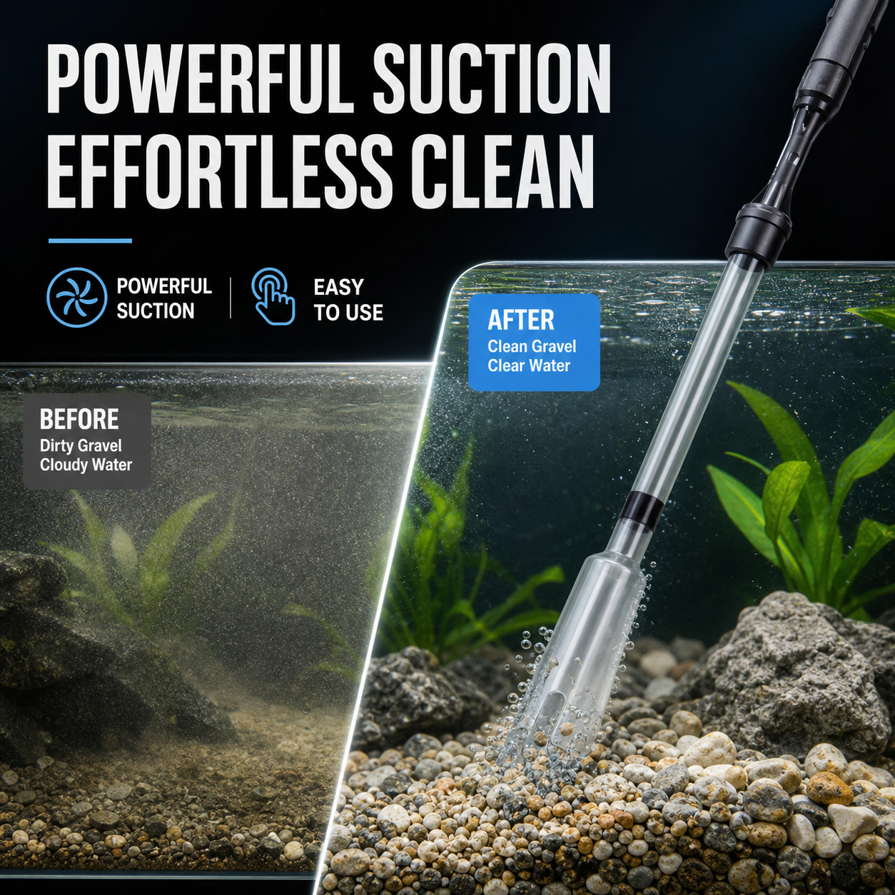 AquaPro Electric Gravel Tank Cleaner