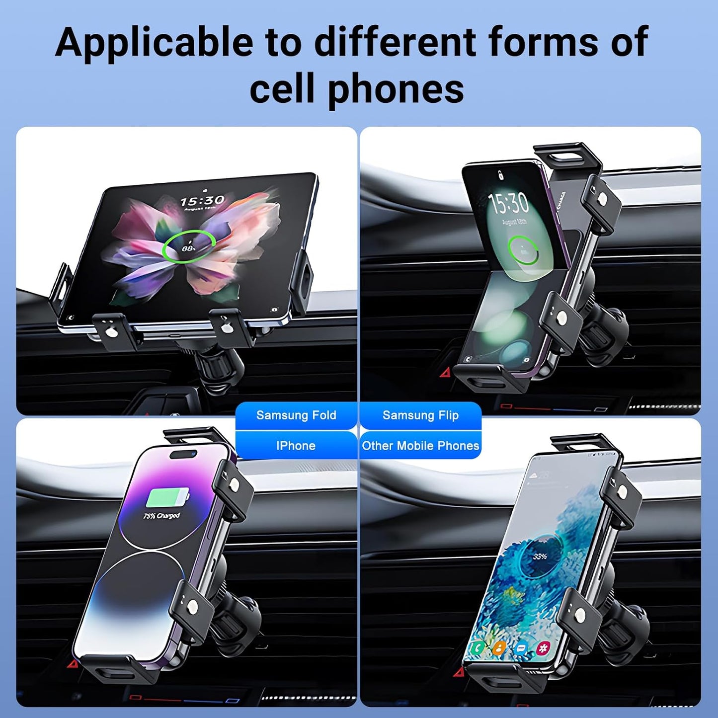 SwiftGrip Wireless Car Power Mount