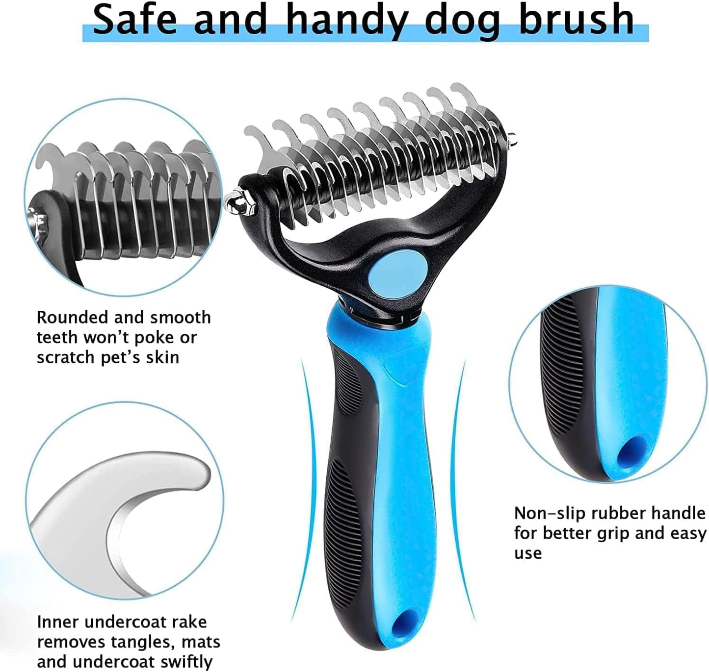 Tough Groomer Dog Dematting Brush